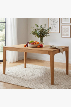 Rozkladací drevený stôl - dubový 140-190 cm